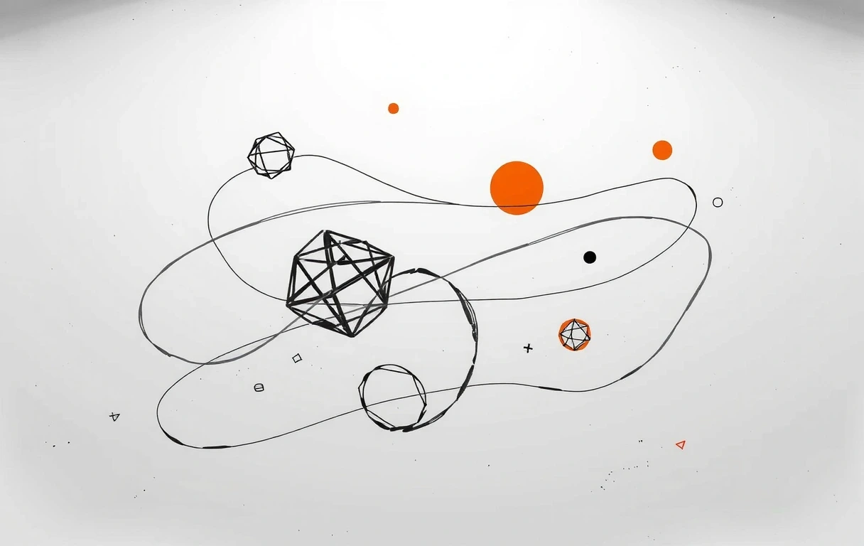 Abstract sketch background